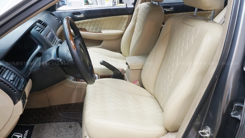 Bọc ghế da công nghiệp ô tô Honda Accord: Cao cấp, Form mẫu chuẩn, mẫu mới nhất